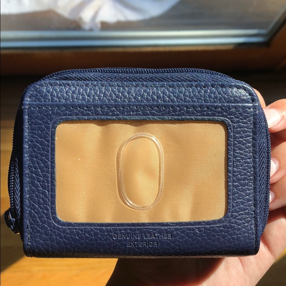 Burton leather card wallet